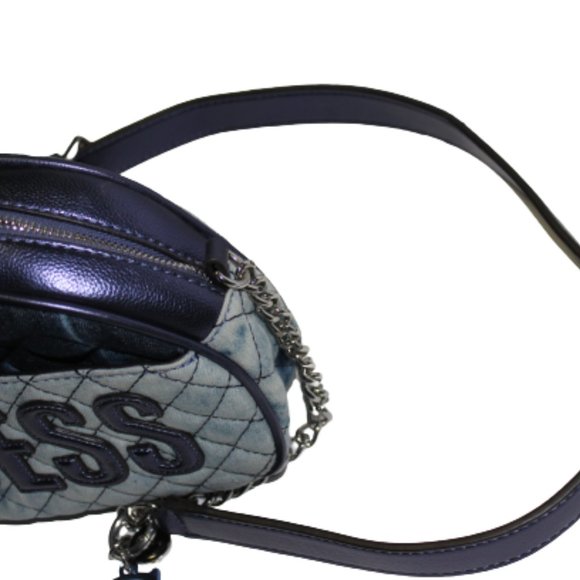 Guess Women's  Mini Denim Crossbody Handbag - Picture 5 of 11